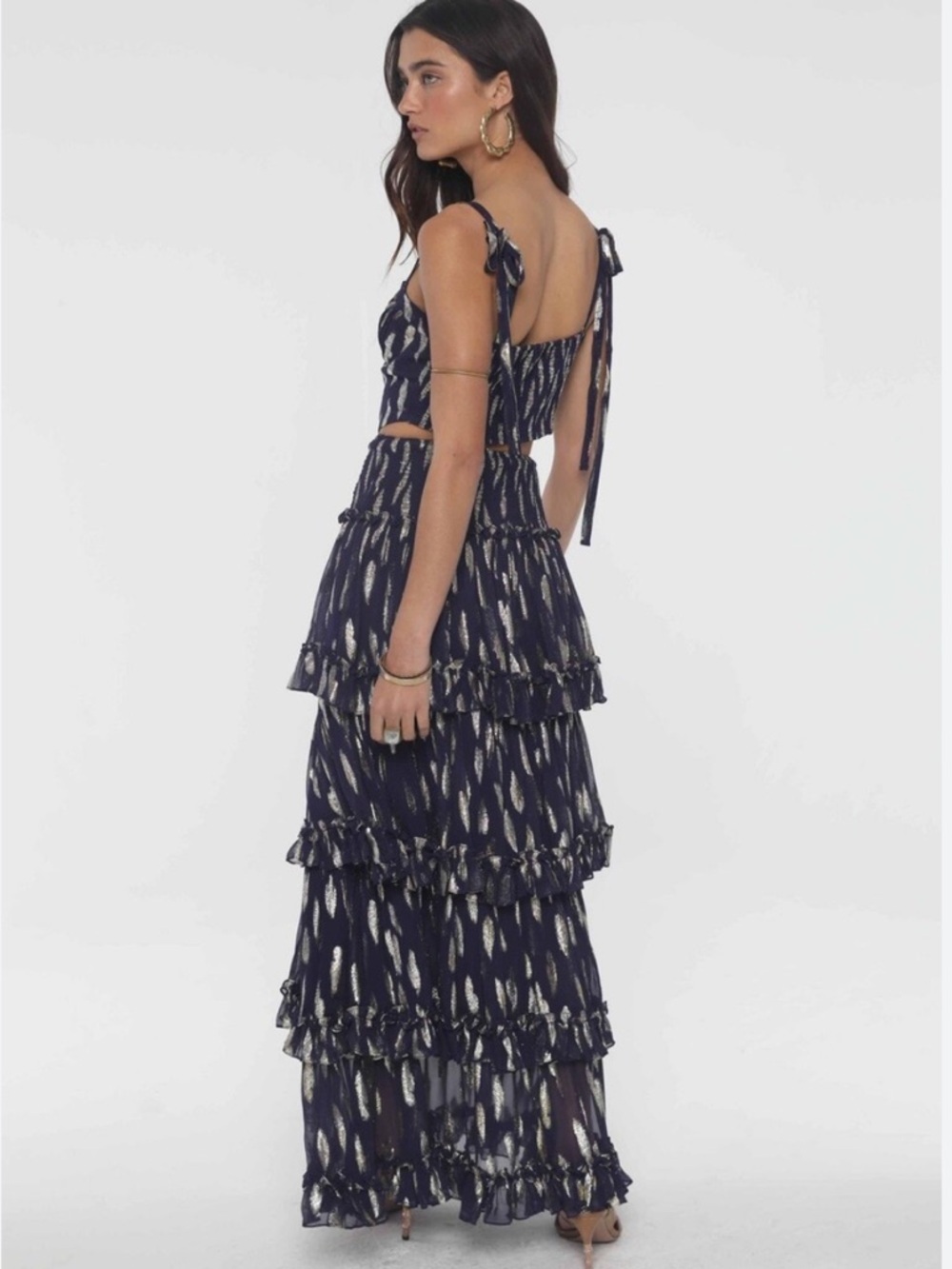 NWT! Free People x Jen's Pirate Booty Solar SET Witching Hour Navy Large - Picture 6 of 17
